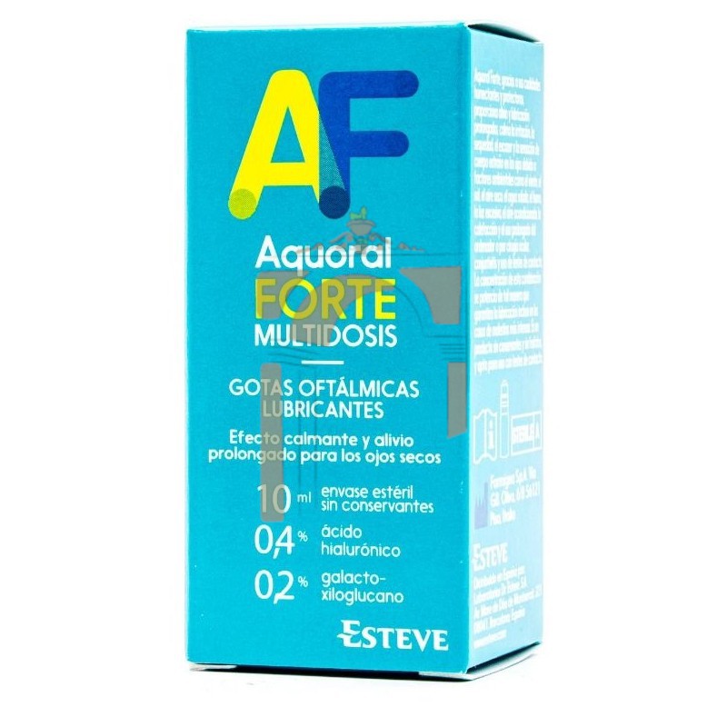 AQUORAL FORTE MULTIDOSIS GOTAS OFTALMICAS ESTERILES 10 ML