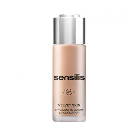 Sensilis velvet skin ha serum&foundation 01 amande 30 g