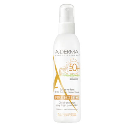 A-derma protect kids spray  niños spf50+