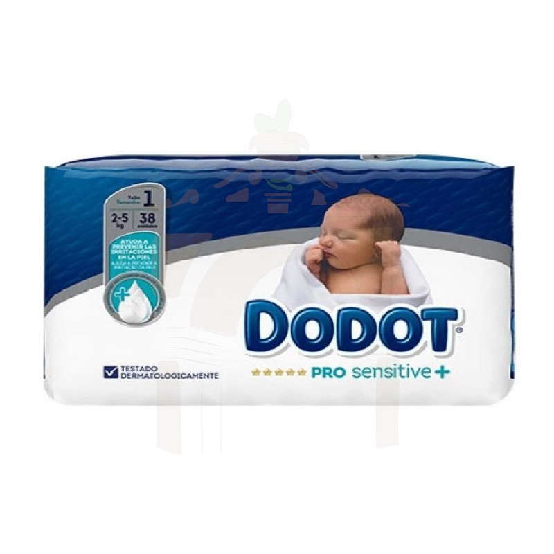 Dodot Sensitive Extra Pañal Talla 5+ (12-17kg) 48 Unidades