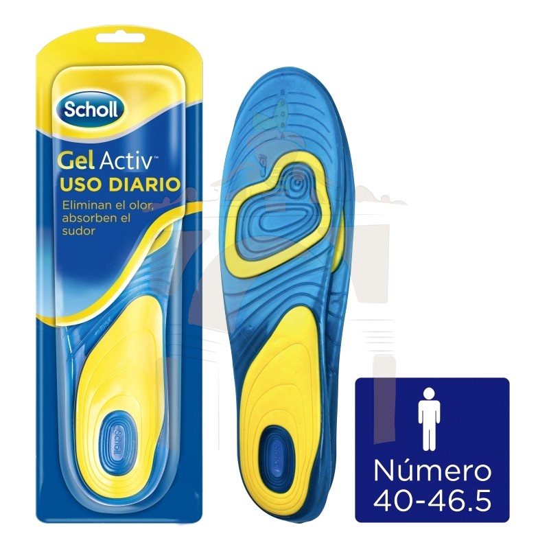 Scholl gelactiv plantillas profesional hombre 1 par - Salunatur