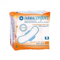 Compresas 100 % algodon...