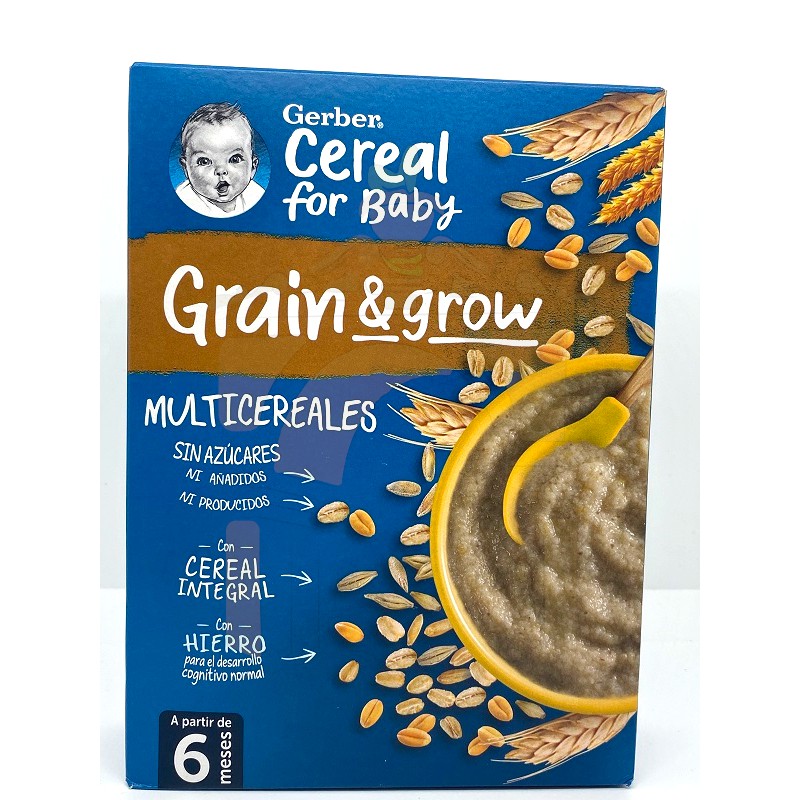 Papilla de cereales para bebés GERBER Crema de Arroz