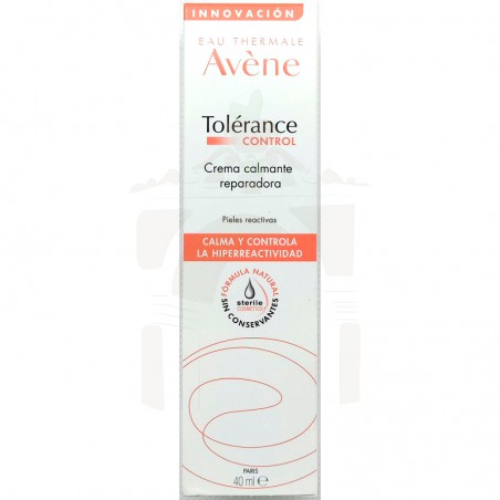 Avene tolerance control crema calmante y reparadora 40 ml