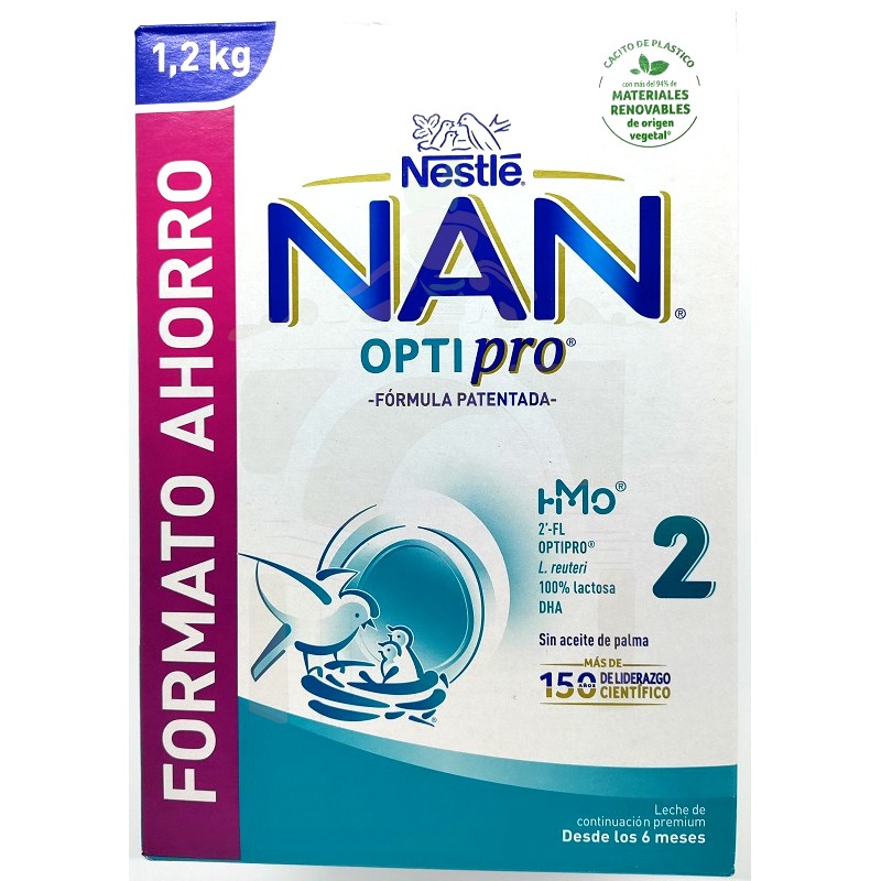 Nestle Nan Optipro 2 Duplo 800 gr Promoción 6+1