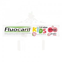 Fluocaril kids 3-6 años fresa