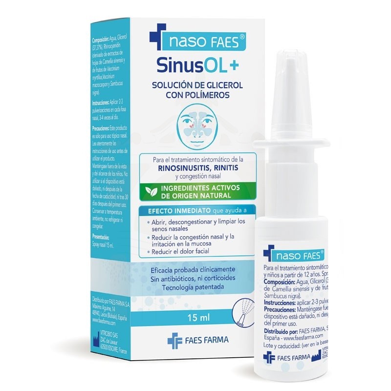 Naso Faes Sinusol+ spray nasal 15 ml