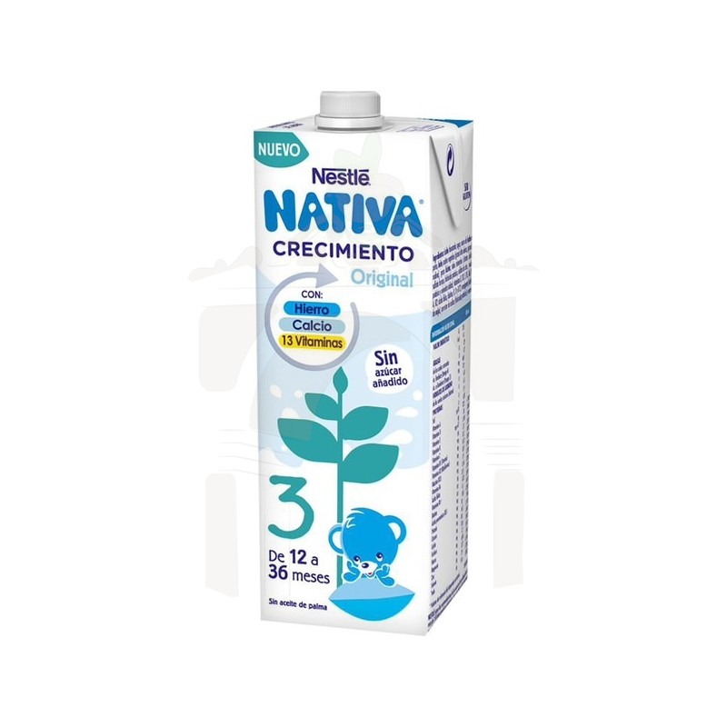 Nestle Nativa Crecimiento Original 12 a 36 meses 1 L