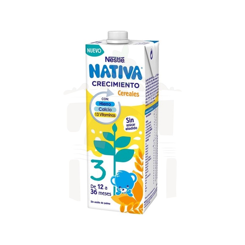 Nestle Nativa Crecimiento Cereales 12 - 36 meses 1L