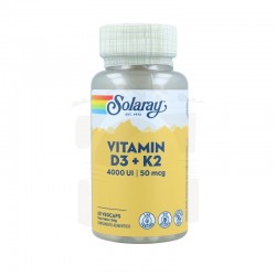 Solaray Vitamin D3 & K2 60...