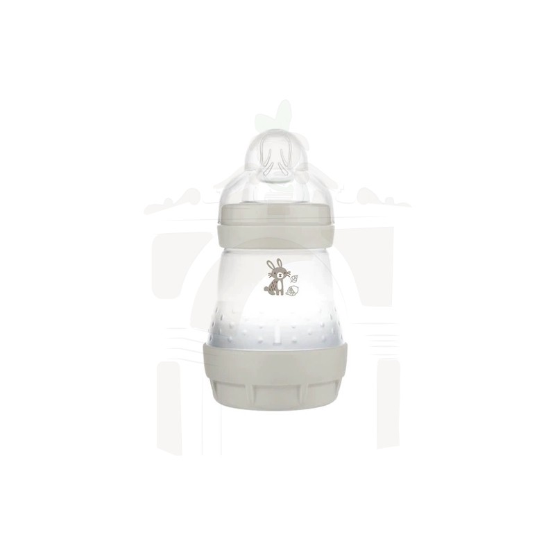 MAM  Biberon Easy Start anticólico 0+ meses (130 ml) Dune - Biberón con  chupete de silicona para el flujo 0 ideal para la lactancia mixta - Biberón  para bebé con base aireada anticólica : : Bebé
