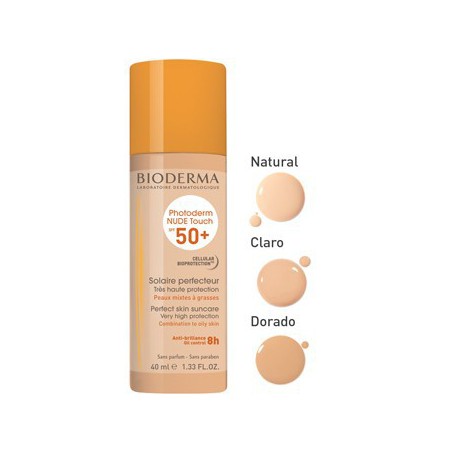 Bioderma photoderm nude touch spf 50+ dorado
