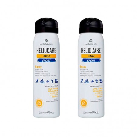 Heliocare 360 sport duplo spray SPF50