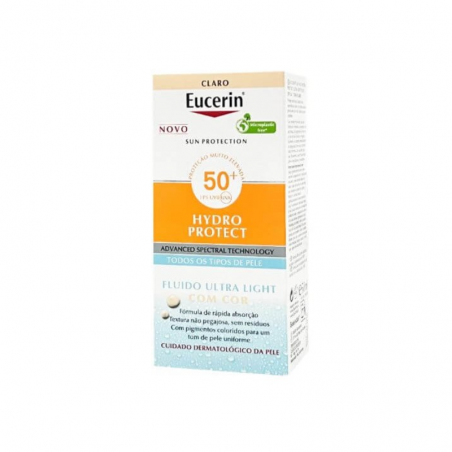 Eucerin sun hydroprotect fluido ultra light SPF 50+ 1 tubo 50ml tono claro
