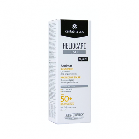 Heliocare 360º SPF 50+ acnimat protector solar 1 envase 50ml