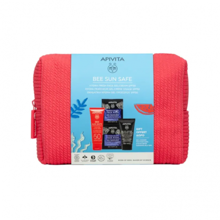 Apivita bee sun safe neceser hydra fresh face gel crema spf 50