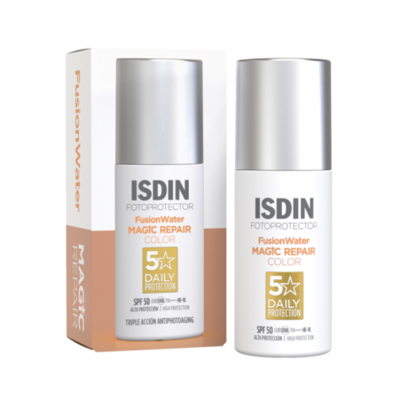 Isdin Fotoprotector Fusion Water Magic Repair Color SPF 50 50 ml