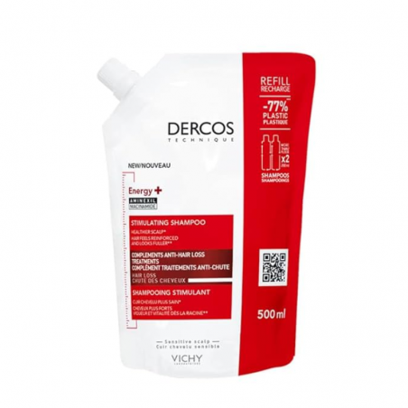 Vichy dercos champu estimulante 1 envase 500 ml ecopack