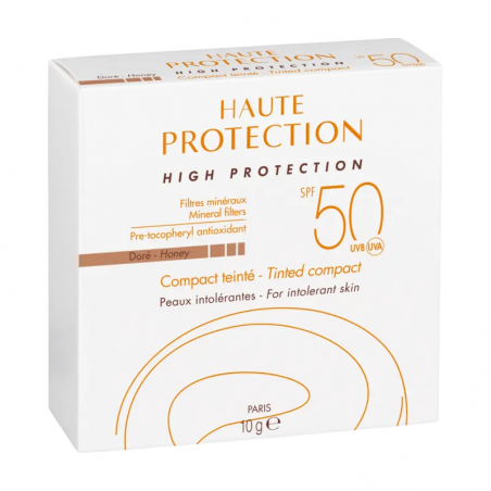 Avene solar compacto color dorado spf 50