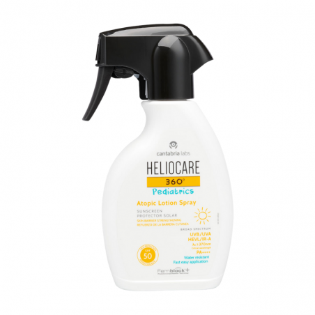 Heliocare 360º pediatrics atopic lotion spray spf 50