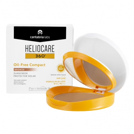 Heliocare 360º Oil Free Compact Bronze SPF 50+ 10 gr