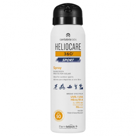 HELIOCARE 360º SPORT SPRAY PROTECTOR SOLAR SPF 50 1 ENVASE 100 ML
