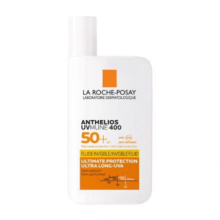 La Roche Posay Anthelios UVMune 400 fluido invisible sin perfume SPF 50