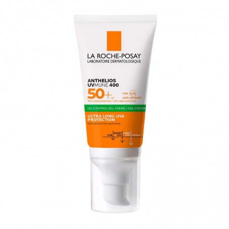 La Roche Posay Anthelios gel crema Anti Brillos SPF 50+ sin perfume 50 ml