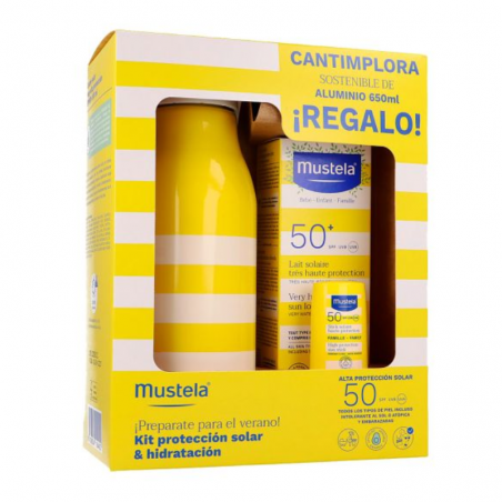 Mustela pack solar leche solar 100ml + stick solar 9ml