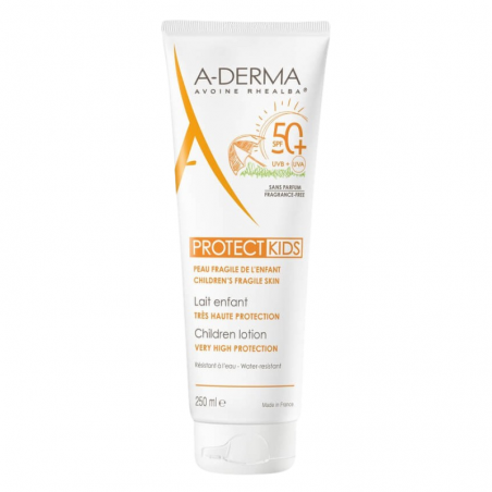 A-derma protect kids leche infantil spf50+