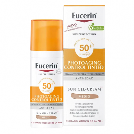 Eucerin sun protection 50+ crema rostro cc