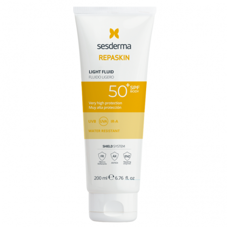 Sesderma repaskin fluido ligero fotoprotector SPF 50 200 ML