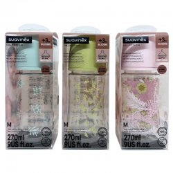 SUAVINEX BIBERON POLIAMIDA TETINA FISIOLOGICA SILICONA SX PRO SELECTION + 3M  270 ML FLUJO M