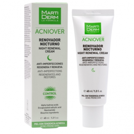 Martiderm acniover renovador nocturno 1 envase 40ml