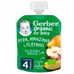 Gerber organic pera manzana...