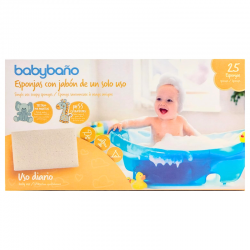 Babybaño esponja de un solo...
