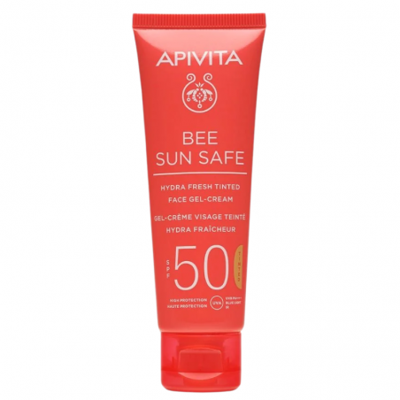 Apivita bee sun safe spf 50 gel crema con color 50 ml