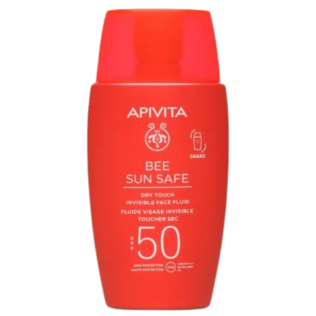 Apivita bee sun safe fluido facial invisible spf 50 toque seco