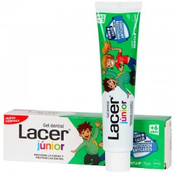 Lacer junior gel dental menta