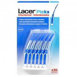 Lacer picks interdental