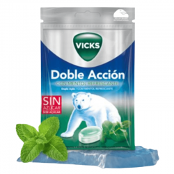 Vicks caramelos doble...