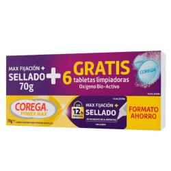 Corega max fijación y...