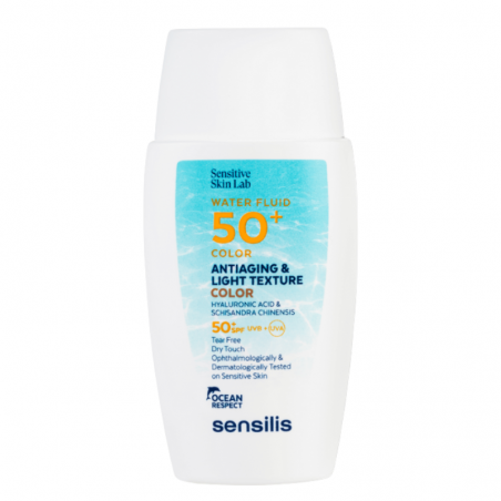 Sensilis water fluid SPF50+ con color 40 ml