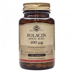Solgar ácido fólico 400 mcg...