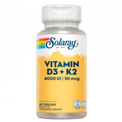 Solaray Vitamin D3 & K2 60...