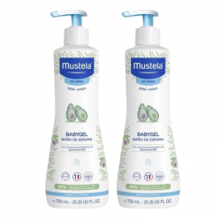 Mustela babygel 750 ml duplo