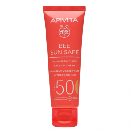 Apivita bee sun safe spf 50 crema facial con color