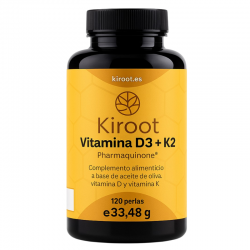 Kiroot Vitamina D3 + K2 120...