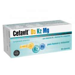 Cefavit D3 K2 MG 60 capsulas