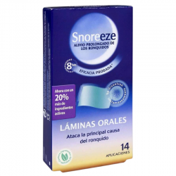 Snoreeze láminas orales 14...